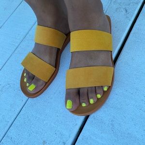 Mustard bamboo double band moon beam  slides 7